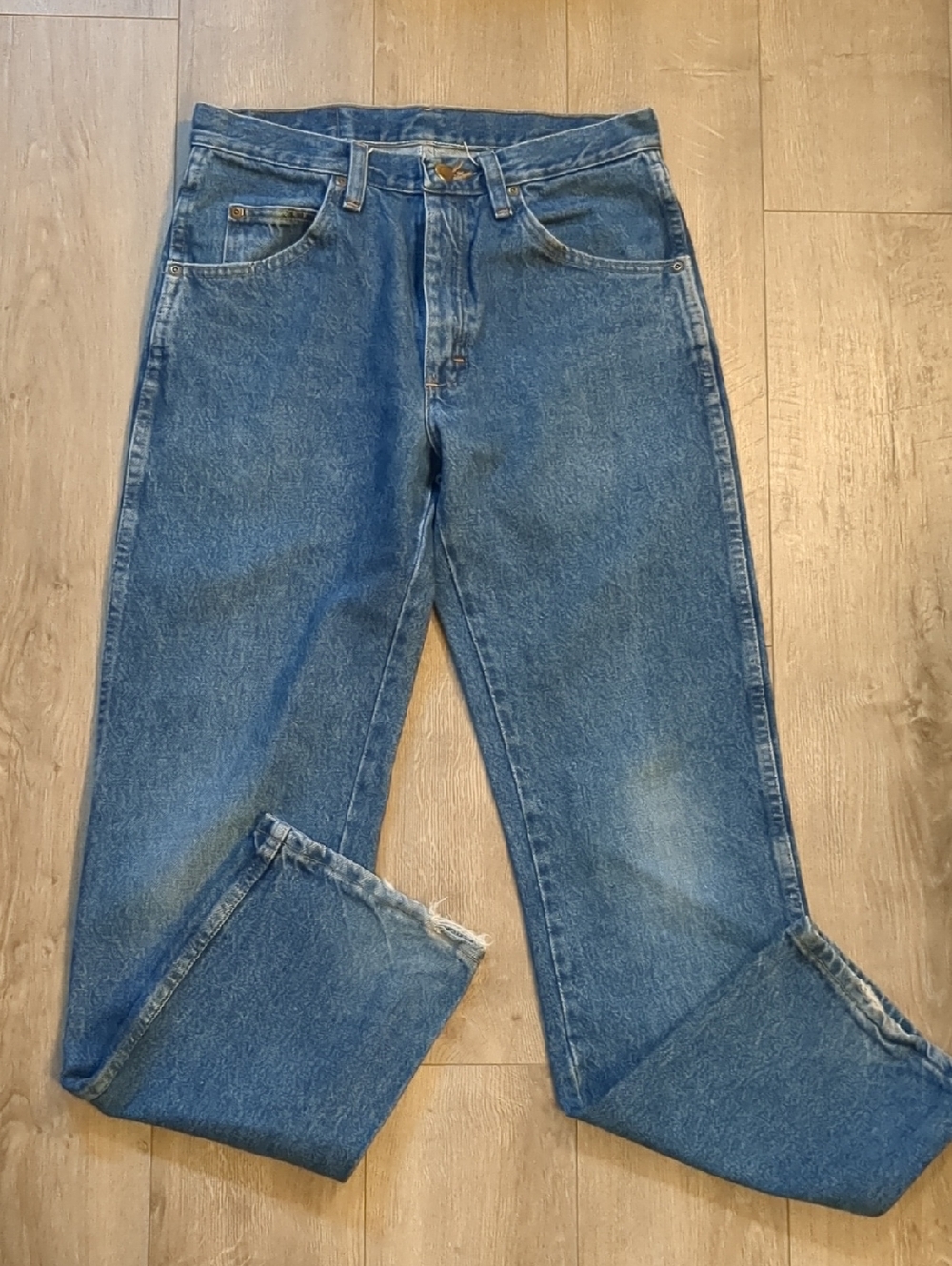 MENS WRANGLER BLUE RELAXED FIT JEANS SIZE 29x32